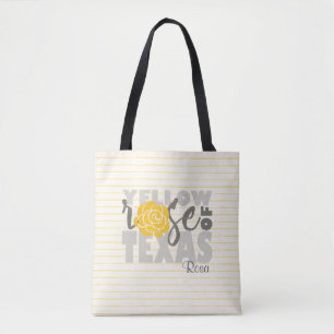 Gelbe Rose von Texas Tasche
