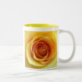 Gelbe Rose von Texas-Tasse Zweifarbige Tasse