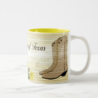 Gelbe Rose von Texas-Tasse Zweifarbige Tasse