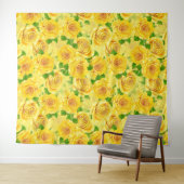 Gelbe Rose Wandteppich (Beispiel (Horizontal))