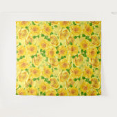 Gelbe Rose Wandteppich (Vorderseite (Horizontal))
