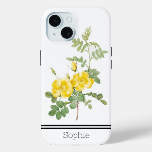 Gelbe Rose Wasserfarbe Case-Mate iPhone Hülle