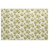 Gelbe Rosen auf Trellis Blumenmuster Stoff (Yard (91,4 cm))