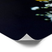 Gelbe Rosen Blume Poster (Ecke)