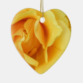 Gelbe Rosen-Blumen-Verzierung Keramik Ornament (Rechts)