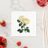 Gelbe Rosen Blumenpapier Napkins Serviette (Beispiel)