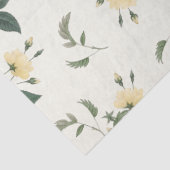 Gelbe Rosen-botanisches Seidenpapier 17x23 (Detail)