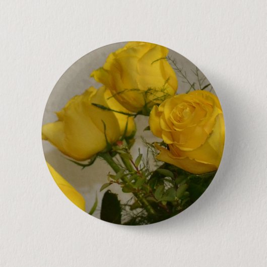 Gelbe Rosen Button (Vorderseite)