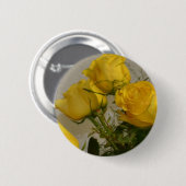 Gelbe Rosen Button (Vorne & Hinten)