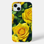 Gelbe Rosen Case-Mate iPhone Hülle (Rückseite)