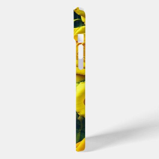 Gelbe Rosen Case-Mate iPhone Hülle (Rückseite / Links)