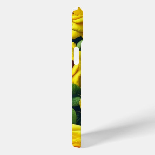 Gelbe Rosen Case-Mate iPhone Hülle (Rückseite / Rechts)