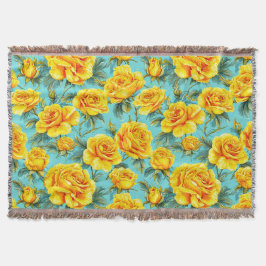 Gelbe Rosen Decke