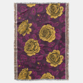 Gelbe Rosen Decke (Vorderseite Vertikal)