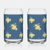 Gelbe Rosen-Dosen-Glas Dosenglas (Rückseite)