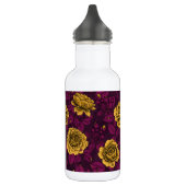 Gelbe Rosen Edelstahlflasche (Links)