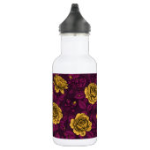 Gelbe Rosen Edelstahlflasche (Rechts)