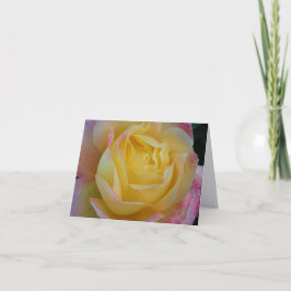 Gelbe Rosen-Fine-Art-Fotografie-Karten Dankeskarte