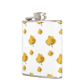 Gelbe Rosen Flachmann (Links)