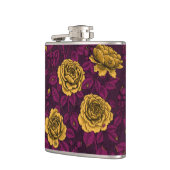 Gelbe Rosen Flachmann (Links)