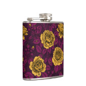 Gelbe Rosen Flachmann (Rechts)