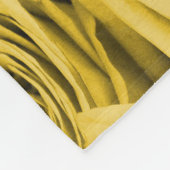 Gelbe Rosen Fleecedecke (Ecke)