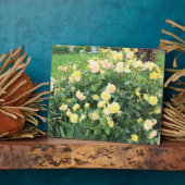 Gelbe Rosen Fotoplatte (Seite)