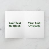 Gelbe Rosen gegen eine grüne Mauer Karte (Innenseite)