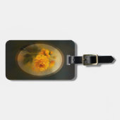 Gelbe Rosen Gepäckanhänger (Vorderseite horizontal)