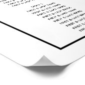 Gelbe Rosen Hochzeitstabelle Poster (Ecke)