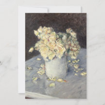Gelbe Rosen in einer Vase von Caillebott Impressio