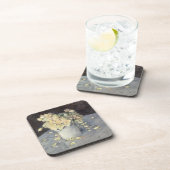 Gelbe Rosen in einer Vase von Caillebott Impressio Getränkeuntersetzer (Rechte Seite)