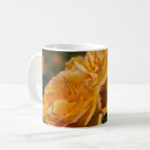 Gelbe Rosen Kaffeetasse (Vorderseite Links)