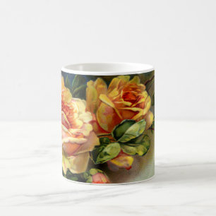 Gelbe Rosen Kaffeetasse