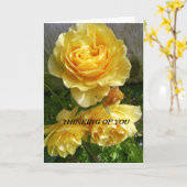 gelbe Rosen Karte (Gelbe Blume)