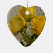 Gelbe Rosen Keramikornament (Rechts)