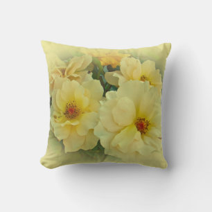 Gelbe Rosen Kissen