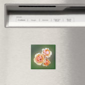 Gelbe Rosen Magnet (In Situ (Geschirrspüler))
