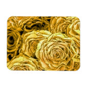 Gelbe Rosen Magnet (Horizontal)