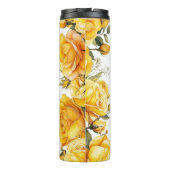 Gelbe Rosen-Mama Thermosbecher (Rückseite)