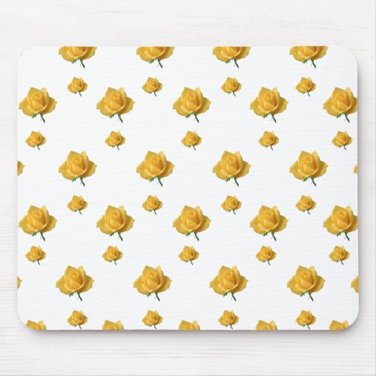 Gelbe Rosen Mousepad (Vorne)