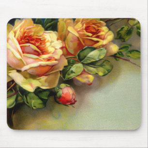 Gelbe Rosen Mousepad