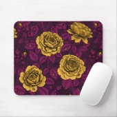 Gelbe Rosen Mousepad (Mit Mouse)