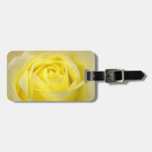 Gelbe Rosen-Nahaufnahme Gepäckanhänger (Vorderseite horizontal)