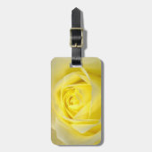 Gelbe Rosen-Nahaufnahme Gepäckanhänger (Vorderseite vertikal)