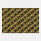 Gelbe Rosen Personalisiert Geschenkpapier Set (Vorderseite)