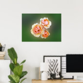 Gelbe Rosen Poster (Heimbüro)