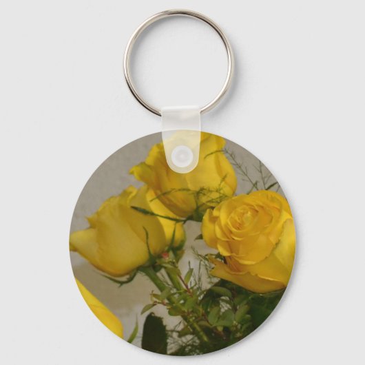 Gelbe Rosen Schlüsselanhänger (Vorderseite)