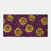 Gelbe Rosen Schreibtischunterlage (Vorderseite)