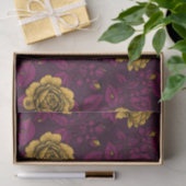 Gelbe Rosen Seidenpapier (Geschenk)